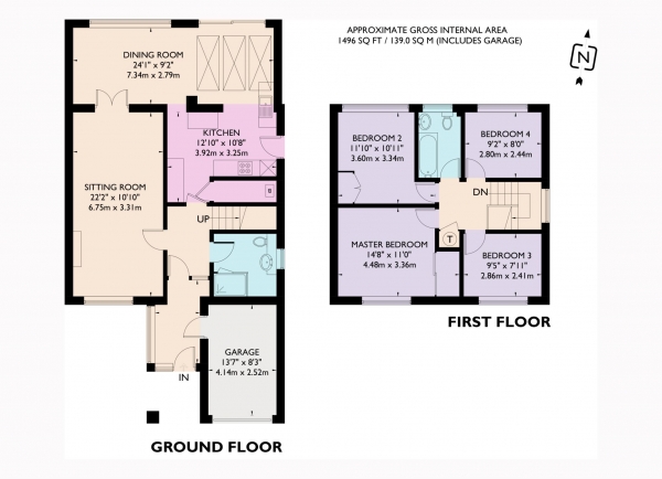 Floor Plan Image for 4 Bedroom Detached House for Sale in Chiltern Way, Tring