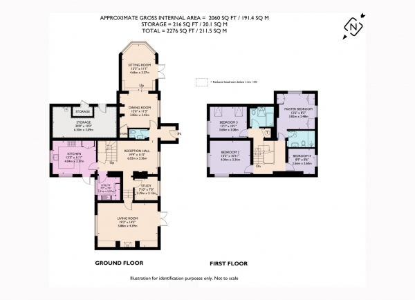Floor Plan Image for 4 Bedroom Link Detached House for Sale in Rosebery Mews, Mentmore