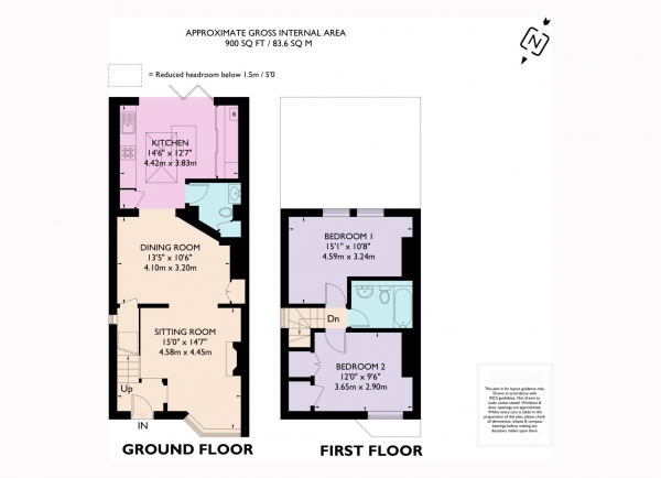 Floor Plan Image for 2 Bedroom Semi-Detached House for Sale in Longfield Road, Tring