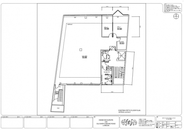Floor Plan for Office to Rent in Old Marylebone Road, Marylebone, NW1, Marylebone, NW1, 5QT - £84,000 annually