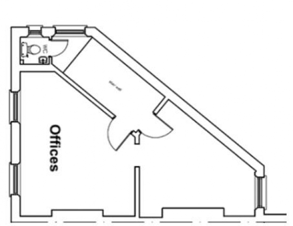 Floor Plan Image for Office to Rent in Wells Street, Fitzrovia W1T