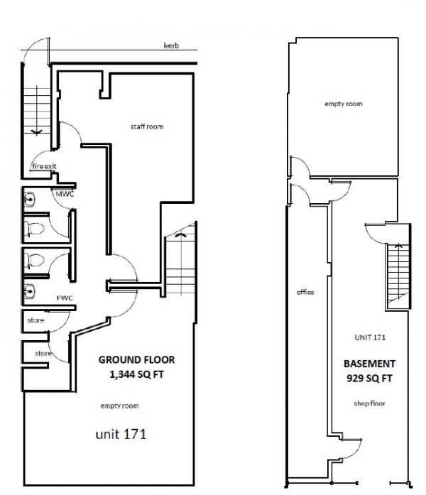 Floor Plan Image for Retail - High Street to Rent in Edgware Road, W2, London