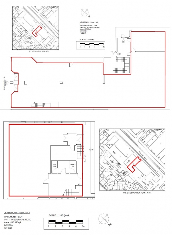 Floor Plan Image for Retail - High Street to Rent in Edgware Road, London, W2