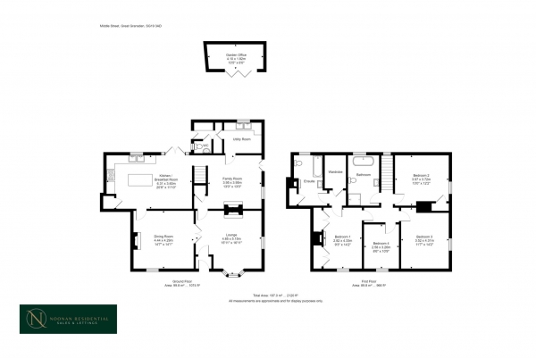 Floor Plan Image for 4 Bedroom Semi-Detached House to Rent in Middle Street, Great Gransden