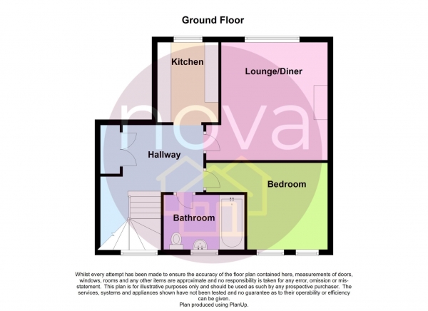 Floor Plan Image for 1 Bedroom Flat for Sale in Taunton Avenue, Whitleigh, PL5 4HZ