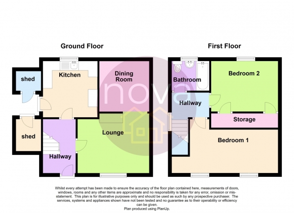 Floor Plan Image for 2 Bedroom Semi-Detached House for Sale in Brentford Avenue, Whitleigh, PL5 4HD