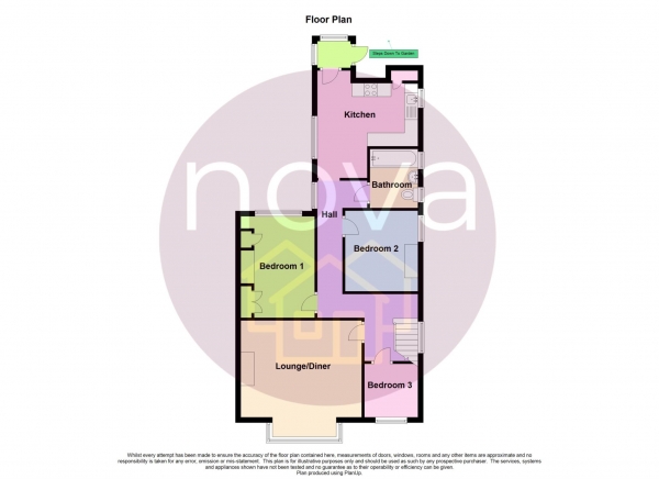 Floor Plan Image for 3 Bedroom Flat for Sale in Morrish Park, Plymstock, PL9 9HF