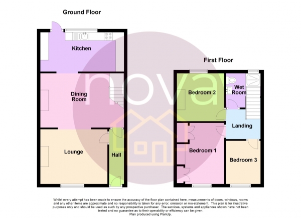 Floor Plan Image for 3 Bedroom Terraced House for Sale in Thornville Terrace, Plymstock, PL9 7LG