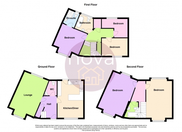 Floor Plan Image for 5 Bedroom Detached House for Sale in Samuel Bassett Avenue, Souithway, PL6 6FL