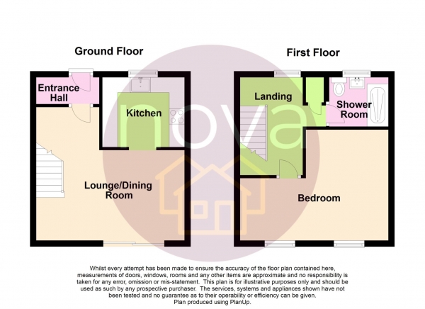 Floor Plan Image for 2 Bedroom End of Terrace House for Sale in Bridwell Close, Weston Mill, PL5 1SE