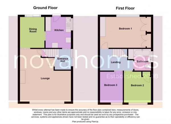 Floor Plan Image for 3 Bedroom Semi-Detached House for Sale in Henley Drive, Tamerton Foliot, PL5 4QA