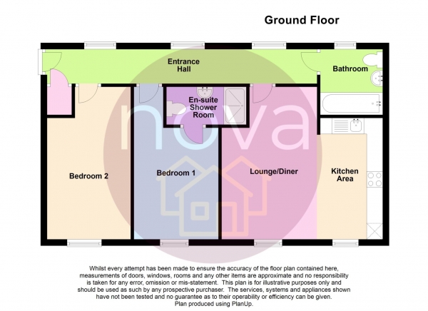 Floor Plan Image for 2 Bedroom Apartment for Sale in Indus Place, Plymouth, PL9 8FE