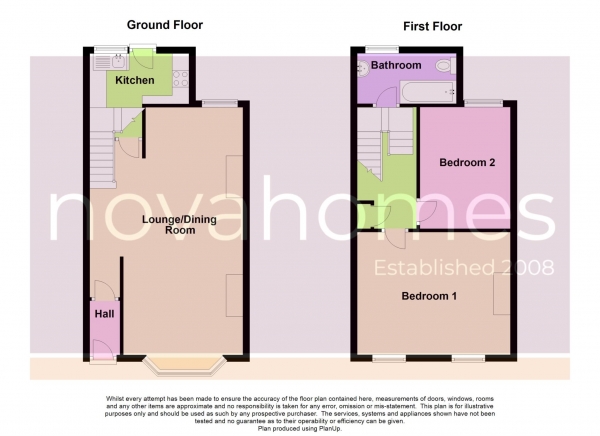 Floor Plan Image for 2 Bedroom Terraced House for Sale in Maristow Avenue, Keyham, PL2 1LP