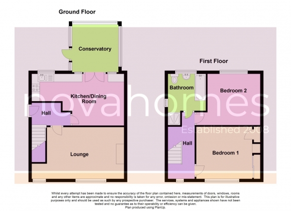 Floor Plan Image for 2 Bedroom Semi-Detached House for Sale in Fletemoor Road, St Budeaux, PL5 1UL