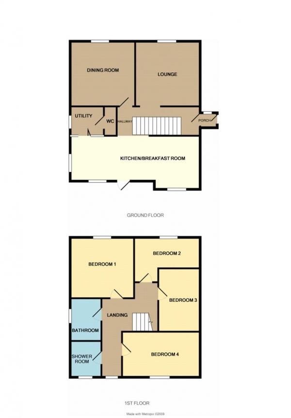 Floor Plan Image for 4 Bedroom Detached House for Sale in Dean Cross Road, Plymstock, PL9 7AZ