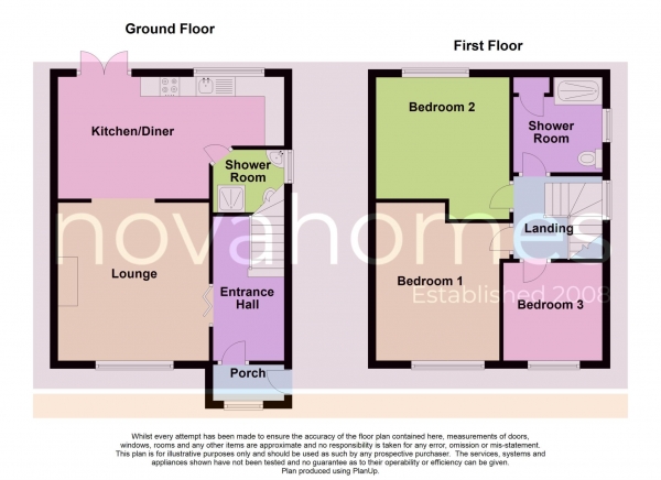 Floor Plan Image for 3 Bedroom Semi-Detached House for Sale in Rochford Crescent, Ernesettle, PL5 2QE