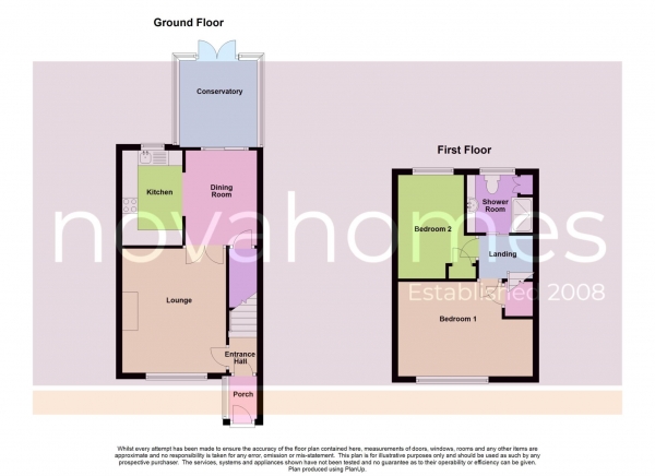 Floor Plan Image for 2 Bedroom Terraced House for Sale in Wolverwood Lane, Plympton, PL7 1PD