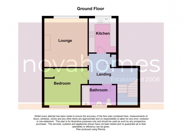 Floor Plan Image for 1 Bedroom Flat for Sale in Lakeside Drive, Plymouth, PL5 2QJ