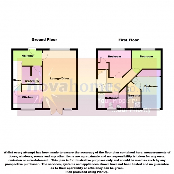 Floor Plan Image for 3 Bedroom Semi-Detached House for Sale in Mildren Way, Devonport, PL1 4GF