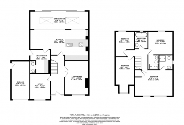 Floor Plan Image for 4 Bedroom Detached House for Sale in Flossmore Way, Gildersome