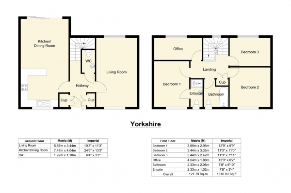 Floor Plan Image for 4 Bedroom Detached House for Sale in THE YORKSHIRE, Old Lane, Drighlington
