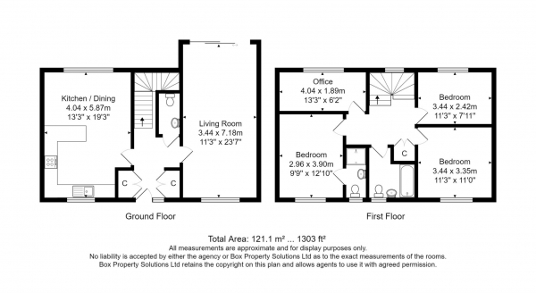 Floor Plan Image for 4 Bedroom Semi-Detached House for Sale in THE OXFORD - Dreslinton Close, Drighlington