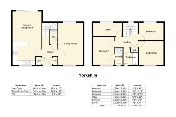 Floor Plan Image for 4 Bedroom Detached House for Sale in THE YORKSHIRE - Dreslintone Close, Drighlington