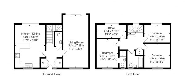 Floor Plan Image for 4 Bedroom Detached House for Sale in THE YORKSHIRE - Dreslintone Close, Drighlington