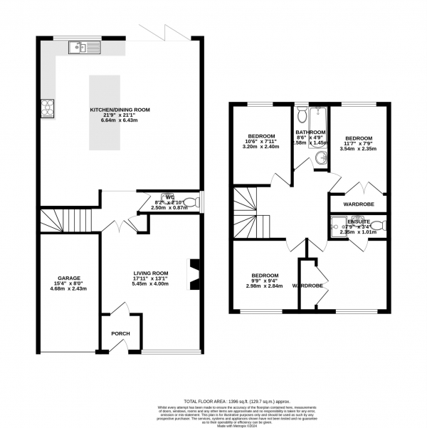 Floor Plan Image for 4 Bedroom Detached House for Sale in Rembrandt Avenue, Tingley