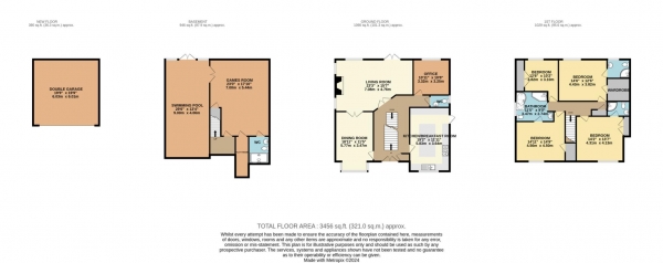 Floor Plan Image for 4 Bedroom Detached House for Sale in Rooms Lane, Morley