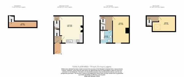 Floor Plan Image for 2 Bedroom Terraced House for Sale in Scotchman Lane, Morley