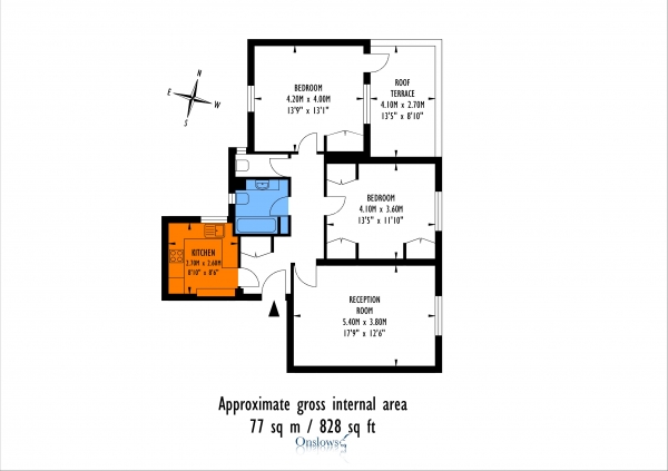 Floor Plan Image for 2 Bedroom Apartment to Rent in Clareville Court, Clareville Grove, London