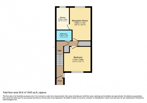 Floor Plan Image for Studio Flat for Sale in Cressfield, Ashford