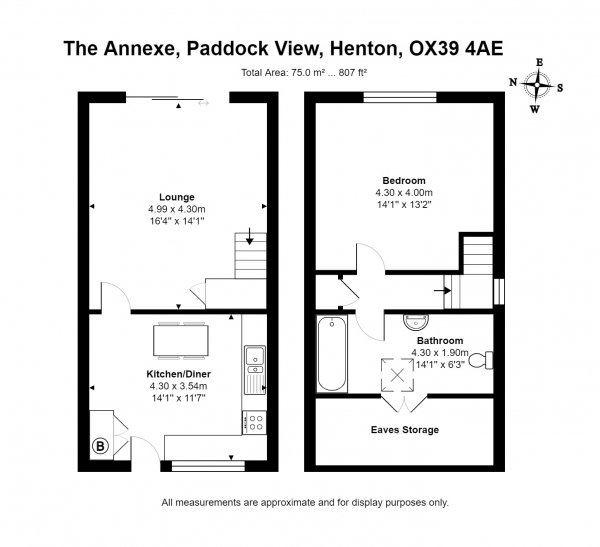 Floor Plan Image for 1 Bedroom Property to Rent in Paddock View, Henton