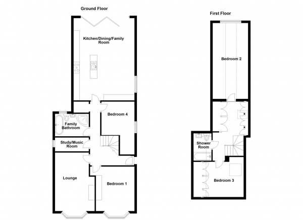 Floor Plan Image for 4 Bedroom Detached House for Sale in Stanley Road, Hillmorton