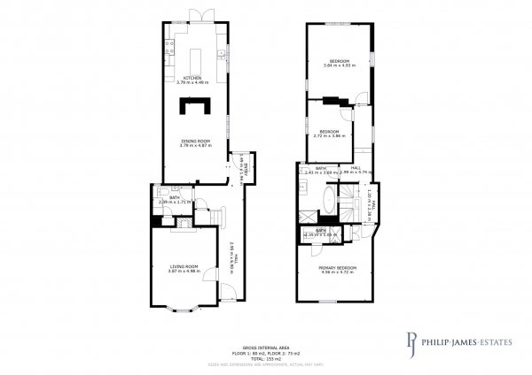 Floor Plan Image for 3 Bedroom Terraced House for Sale in Stoneham Street, Coggeshall