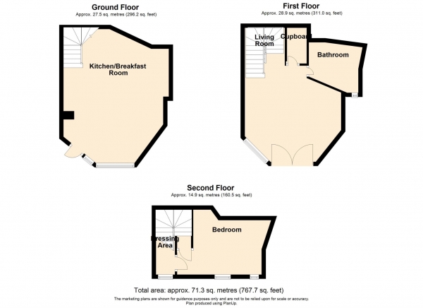 Floor Plan Image for 1 Bedroom Link Detached House to Rent in Greestone Mount, Lincoln