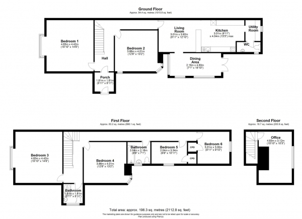 Floor Plan Image for 6 Bedroom Semi-Detached House for Sale in Yarborough Road, Lincoln