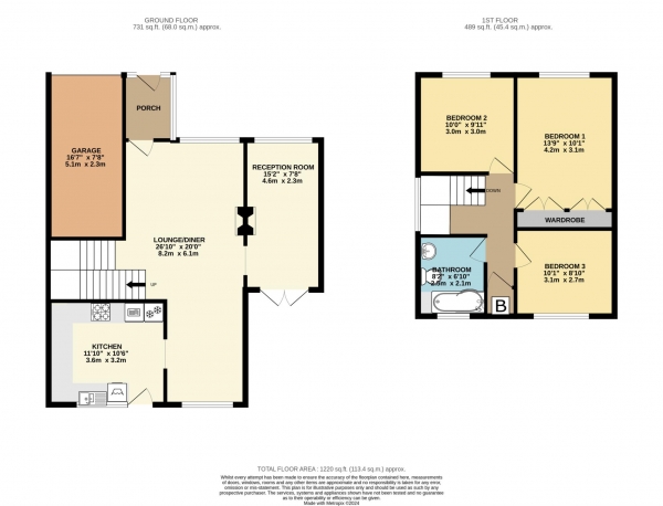 Floor Plan Image for 3 Bedroom Detached House for Sale in Ashtree Avenue, Nettleham