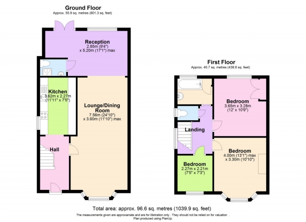 Floor Plan Image for 3 Bedroom Semi-Detached House for Sale in Oakwood Drive, Edgware, HA8