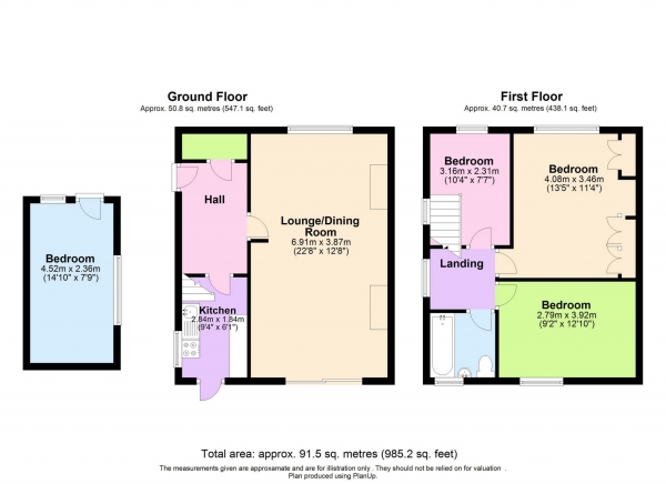 Floor Plan Image for 3 Bedroom End of Terrace House for Sale in Arundel Gardens, Edgware, HA8