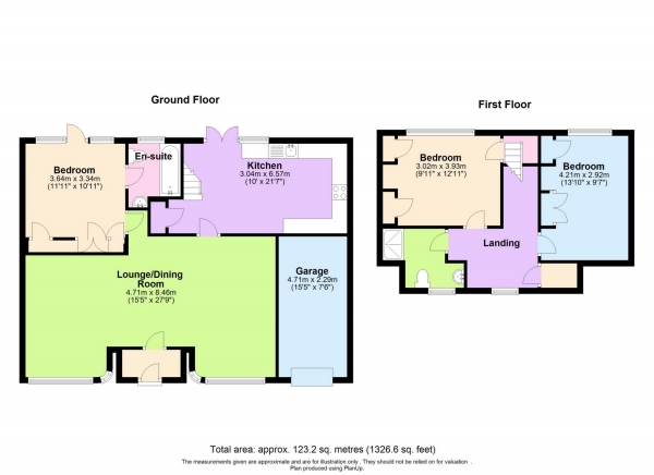 Floor Plan Image for 3 Bedroom Bungalow for Sale in Highview Gardens, Edgware, HA8