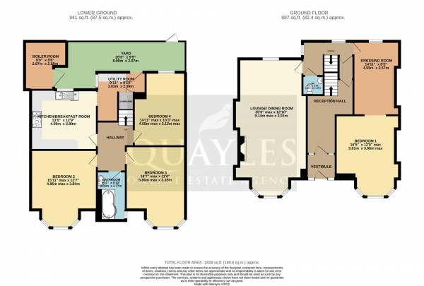 Floor Plan Image for 16 Bedroom Terraced House for Sale in 16 Castlemona Avenue, Douglas