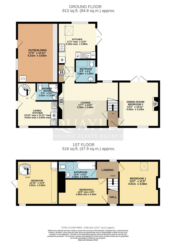 Floor Plan Image for 4 Bedroom Detached House for Sale in Crofton & Thie Loutey, Crossag Road, Ballasalla