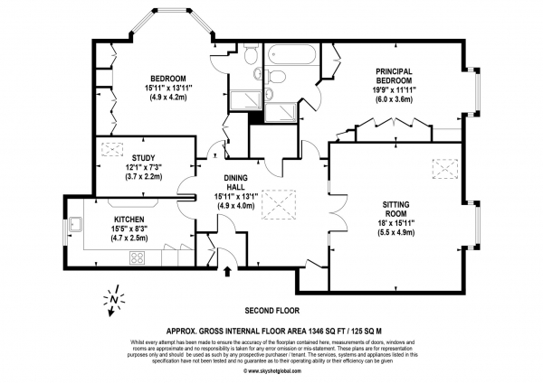 Floor Plan Image for 3 Bedroom Retirement Property for Sale in Bramley Grange, Horsham Road