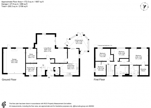 Floor Plan Image for 4 Bedroom Detached House for Sale in Luckley Wood, Wokingham