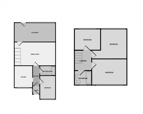 Floor Plan Image for 4 Bedroom Semi-Detached House to Rent in Swanbourne Drive, Hornchurch, RM12