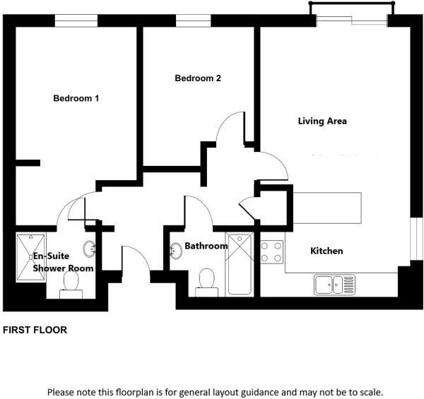 Floor Plan Image for 2 Bedroom Apartment for Sale in Wilson Court, Allenby Road, SE28 0AL