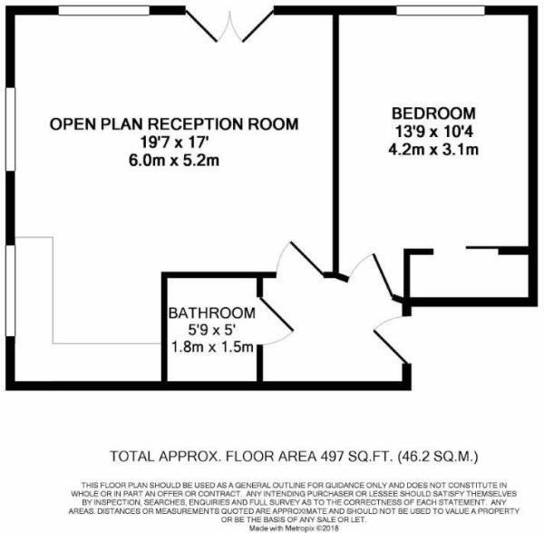 Floor Plan Image for 1 Bedroom Apartment for Sale in Brook Square, Shooter`s Hill, SE18 4NB