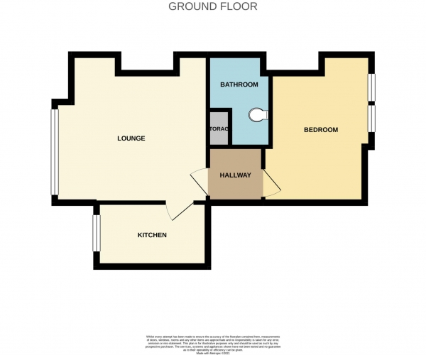 Floor Plan Image for 1 Bedroom Flat to Rent in York Road, Southend On Sea